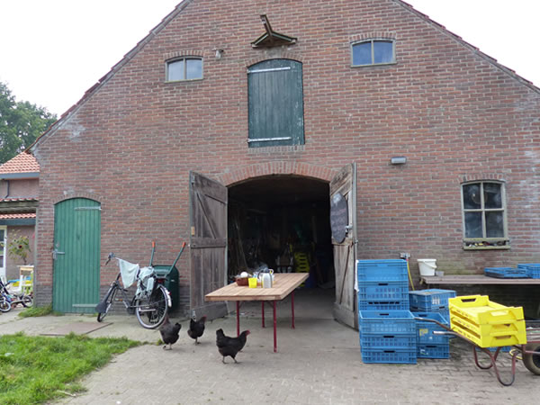 om de tuin